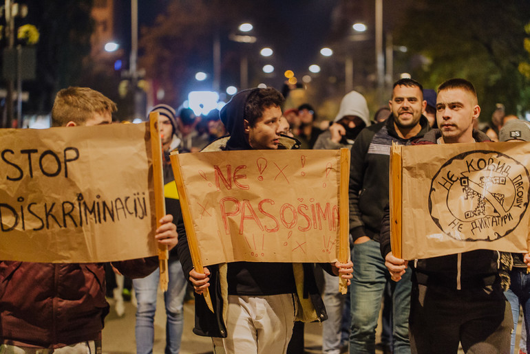 Protest protiv kovid propusnica (foto: Đorđe Đoković)