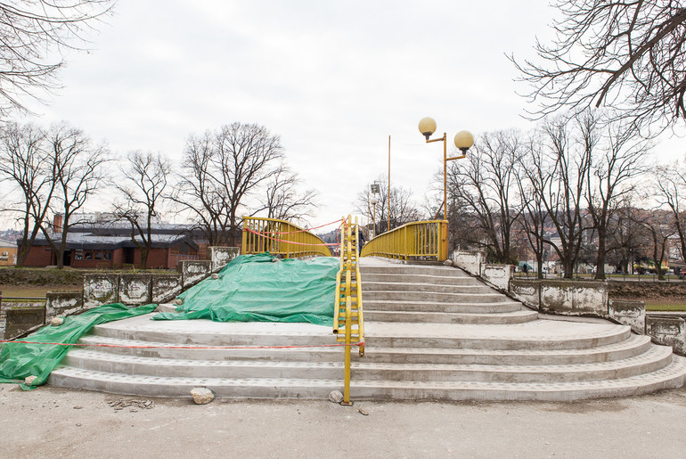 Rekonstrukcija pešačkog mosta (foto: Đorđe Đoković)