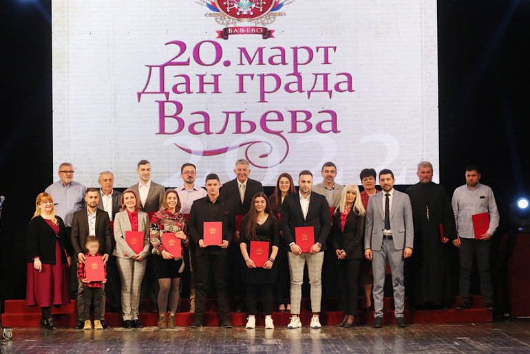 Dobitnici nagrade Valjeva (foto: Đorđe Đoković)