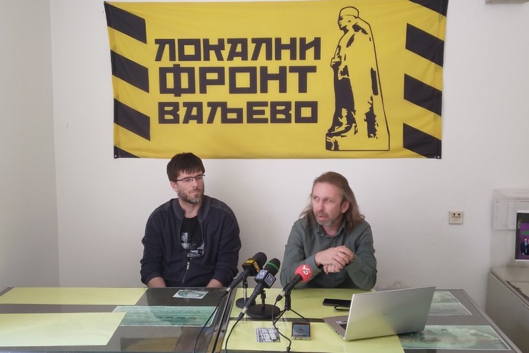 Ljubomir Radović i Ivan Manić (foto: Lokalni front Va)