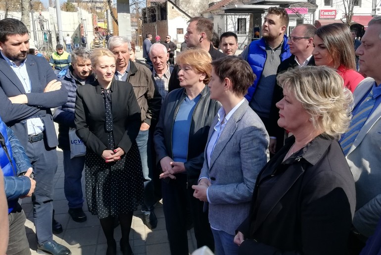 Ana Brnabić i Danica Grujičić (foto: Kolubarske.rs)