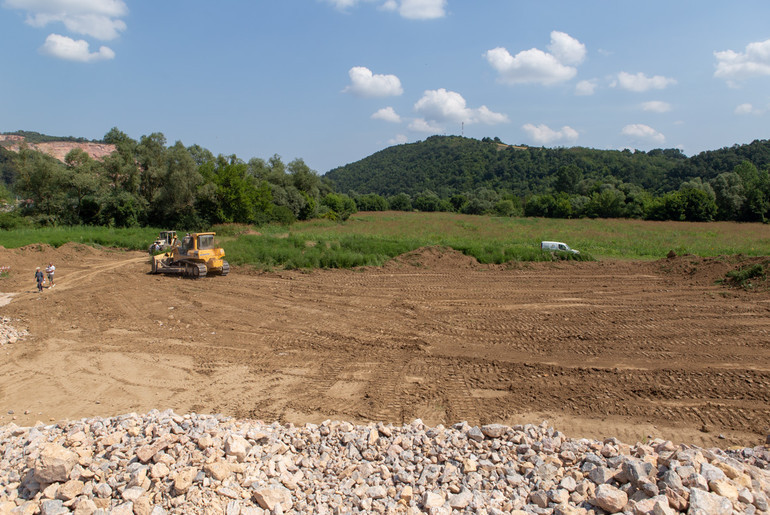 Zaustavljeni radovi u selu Veselinovac (foto: Đorđe Đoković)