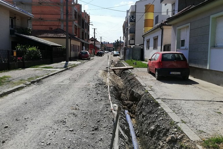 Ulica Ljube Kovačevića (3.07.) (foto: Kolubarske.rs)