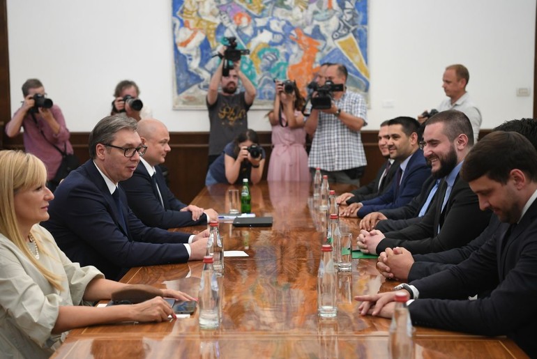 Vučić konsultacije o novoj Vladi (foto: Predsedništvo Srbije / Dimitrije Goll)