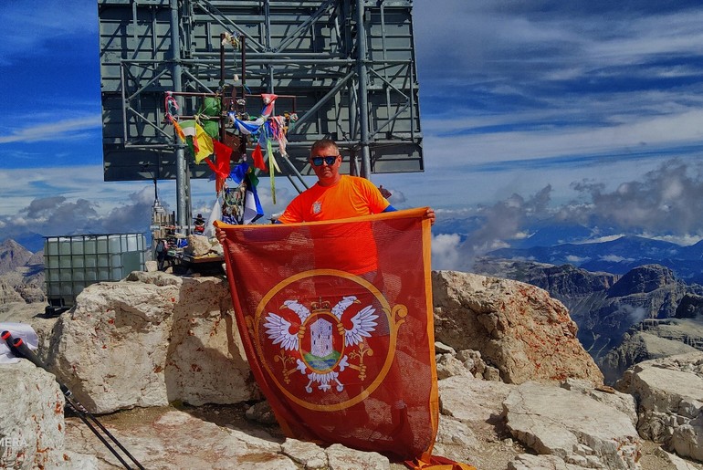 Visokogorci na vrhu Piz Boe (foto: Visokogorci)