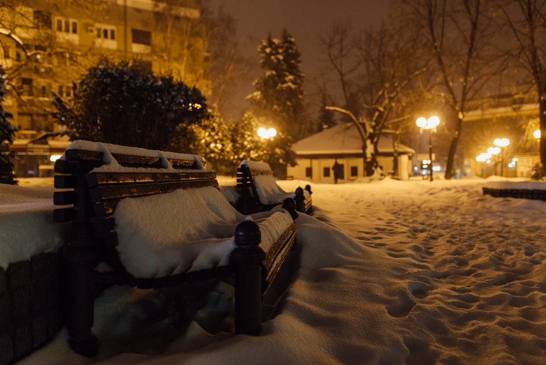 Sneg u Valjevu (2. mart 2018.) (foto: Đorđe Đoković)