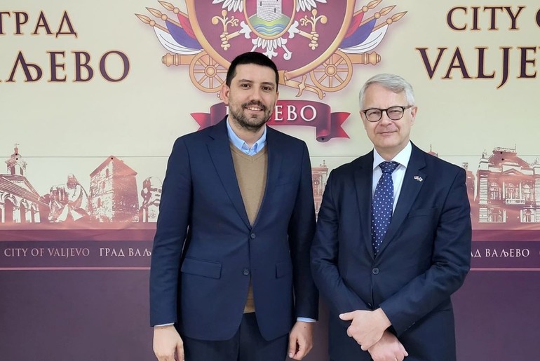 Lazar Gojković i Kim Lahdevirte (foto: www.valjevo.rs)