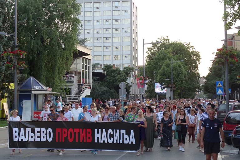 Valjevo protiv nasilja (foto: Kolubarske.rs)