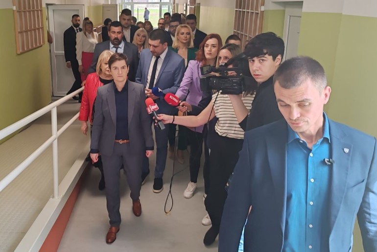 Ana Brnabić obilazi vrtiće (foto: Kolubarske.rs)