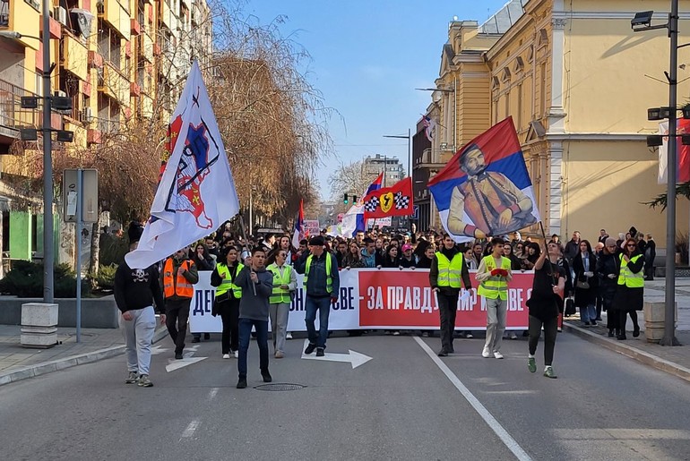 Protest - podrška studentima (foto: Kolubarske.rs)