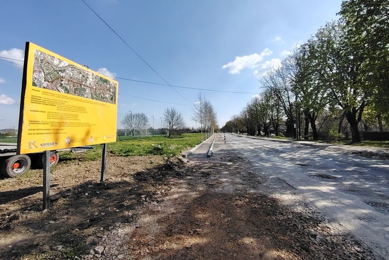 Radovi u Suvoborskoj ulici (foto: Kolubarske.rs)