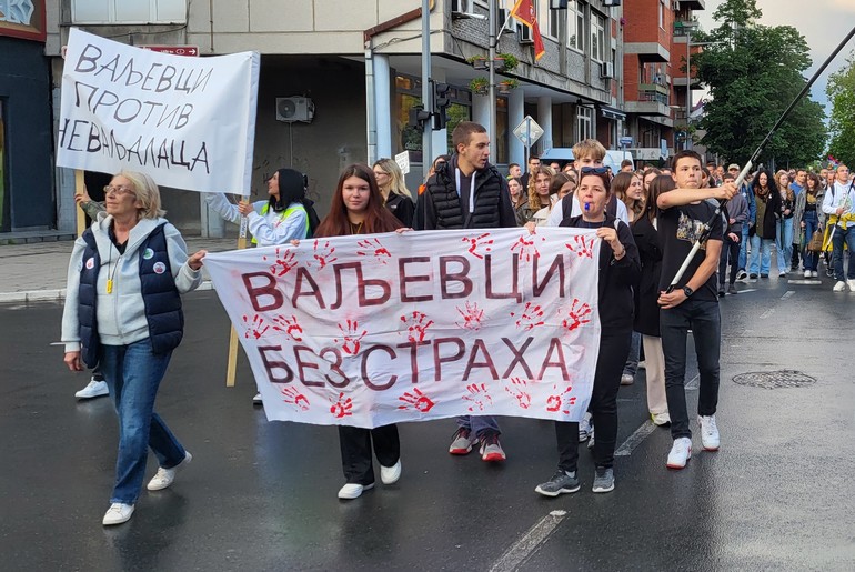Protestna šetnja (foto: Kolubarske.rs)